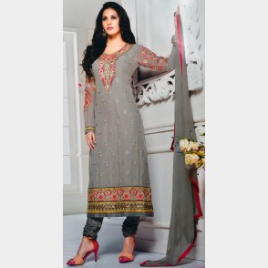 Zobeda’s Fashionable Ethnic ShalwarKamiz , Georgette with all over embroidered 
